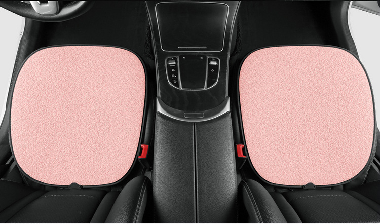 Car Heated Seat Cushion Single Piece Winter Plush Backless Car Seat USB Electric Heating 12V Cigarette Lighter Car Cushion