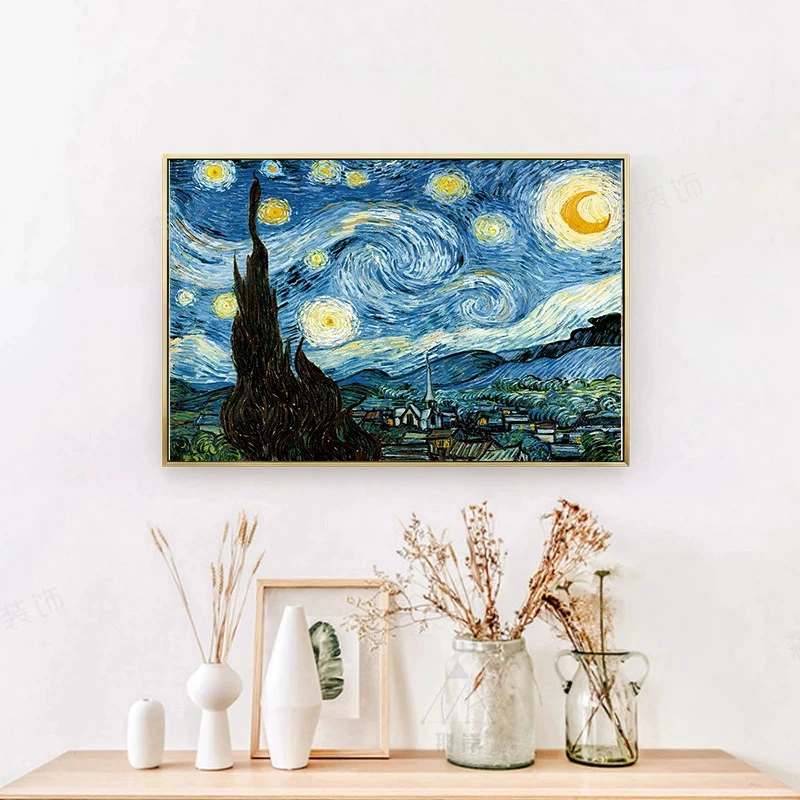 Ручная акриловая флористическая живопись, цифровой принт на холсте, 40×50 см, несколько дизайнов