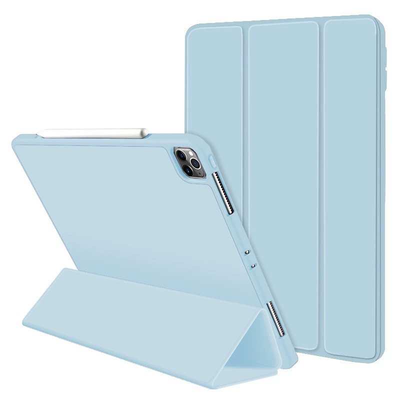 Подходящий для iPad 10.2 защитный чехол PRO3 - поколение с пазом для стилуса, мягкий корпус, кожаный кейс для планшета Air4, чехол