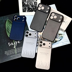 磨砂超薄适用iPhone17pro手机壳TPU软壳苹果16新款全包防摔保护套