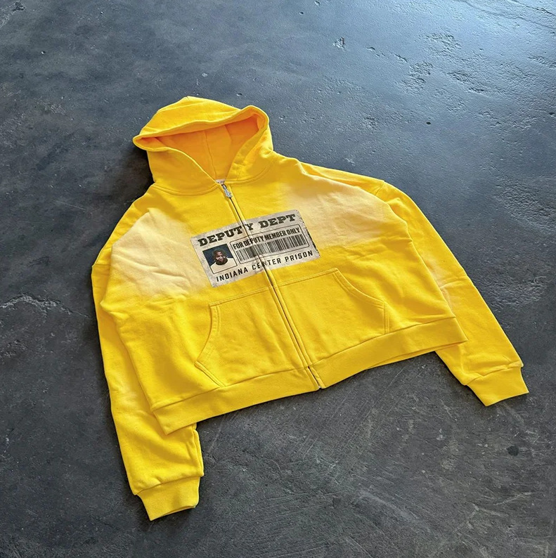 ​Y2K Zip-Up Hoodie With Bold Prints - Unisex Streetwear Jacket For Men & Women (XS-XXXL, Multiple Colors)​_viptrois.com