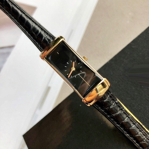 Manufacturer Y Saint S Luo women's watch wholesale Yang Shulin L blue sapphire crocodile leather quartz middle-aged series small gold watch for women