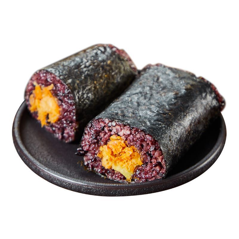 Miss Seaweed Black Rice Meat Floss Rice Ball Sushi glutinous Rice Ball Convenient Instant Breakfast Semi-finished Microwave Ready-to-eat 150g