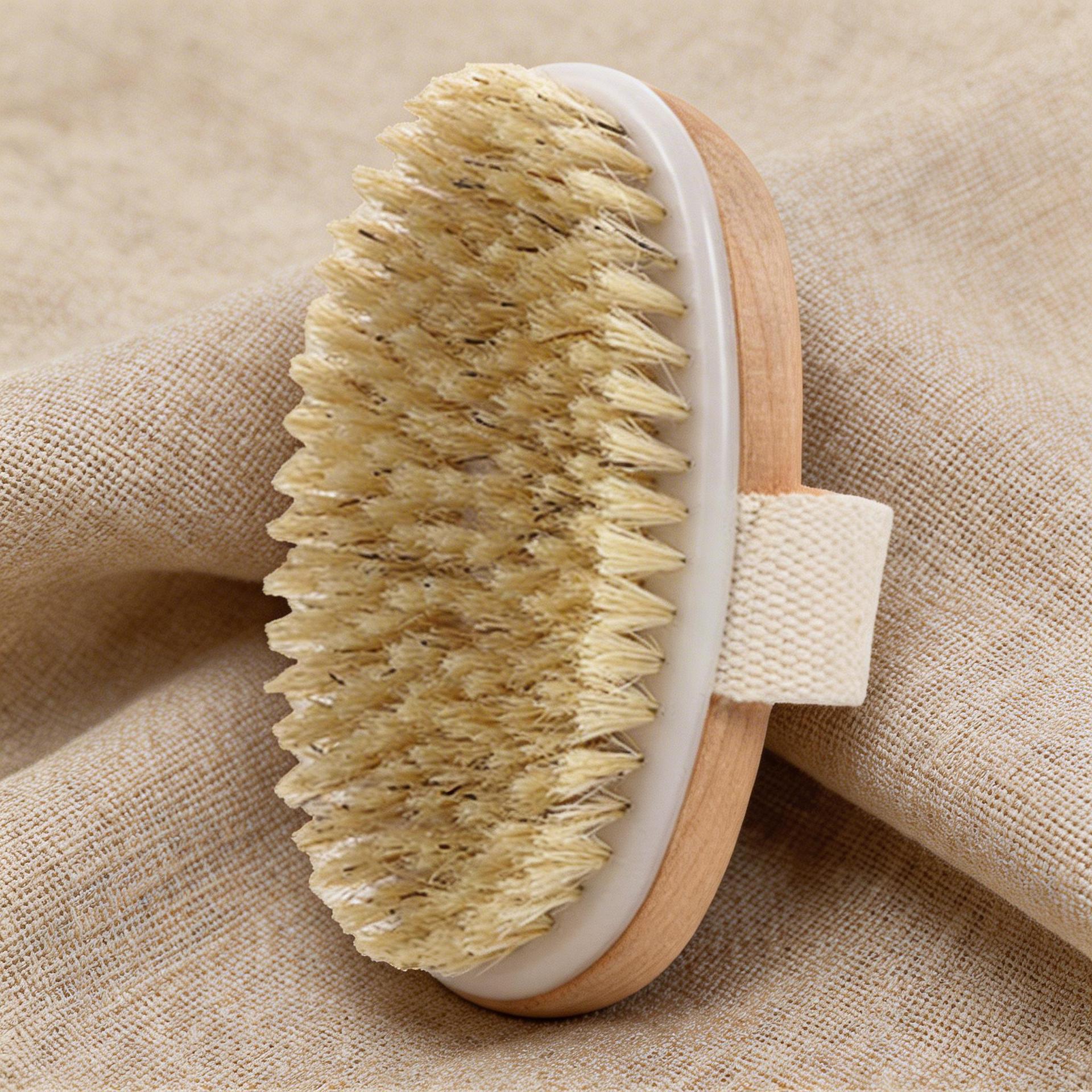 Cepillo de baño de cerdas de jabalí, cepillo de cerdas de jabalí para todo el cuerpo, cepillo de cerdas, cepillo de ducha, cepillo de cerdas de jabalí para el cuerpo en seco.