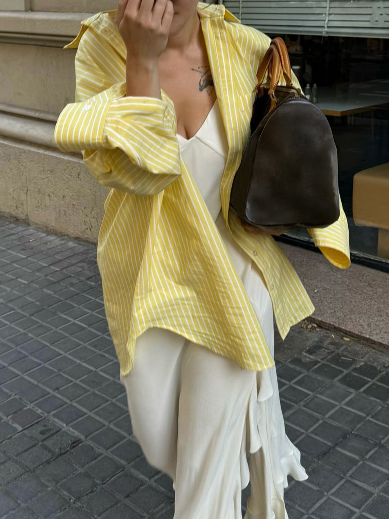 Wholesale Women's Simple Style Stripe Long Sleeve Blouses display picture 5