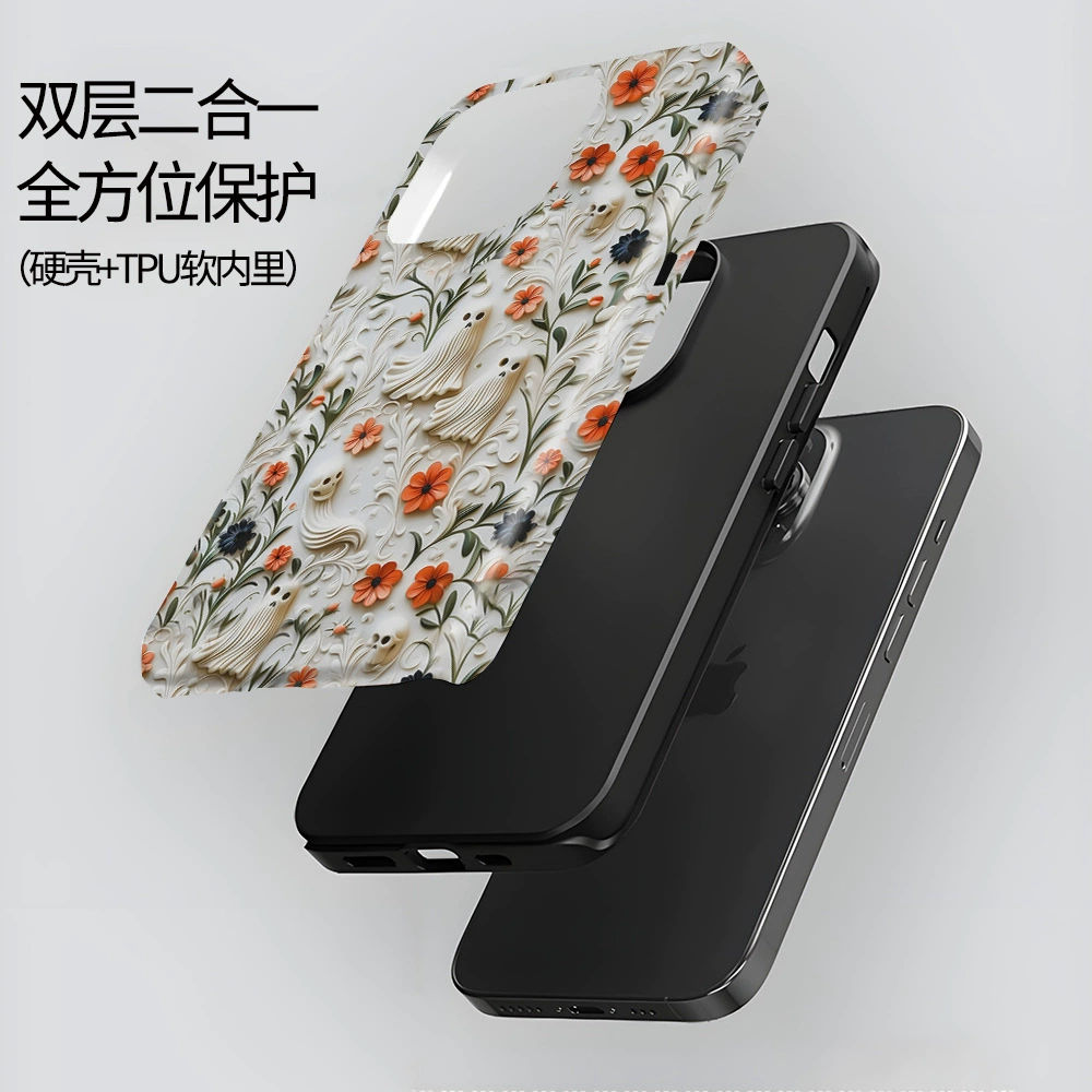 Apple, трёхмерный чехол для iPhone 17, телефонный чехол, (跨境贸易), с вышивкой, iphone, 16promax