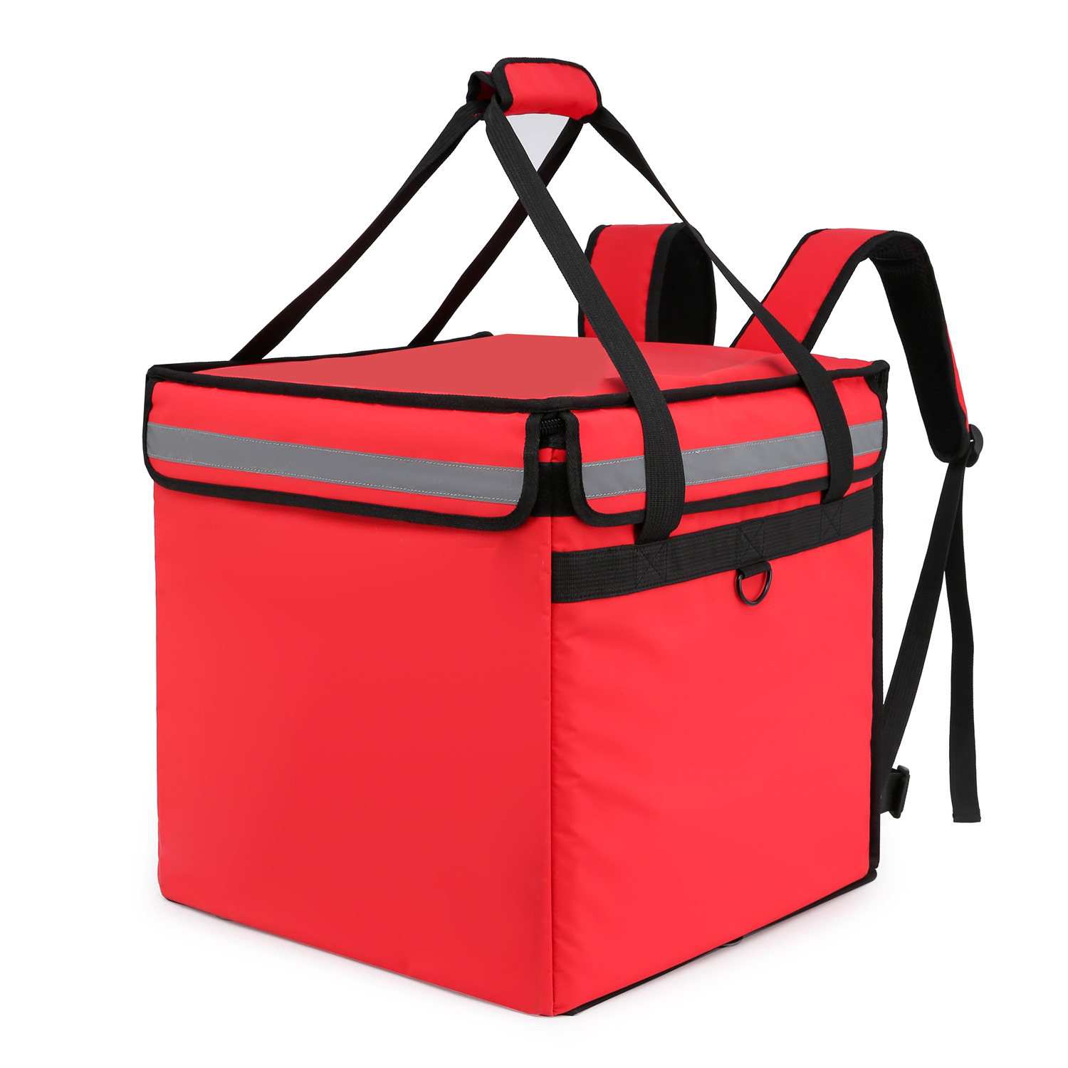 Dual hombro mochila tipo caja de comida portátil impermeable caja de comida portátil caja de aislamiento portátil personalizada caja de aislamiento para llevar