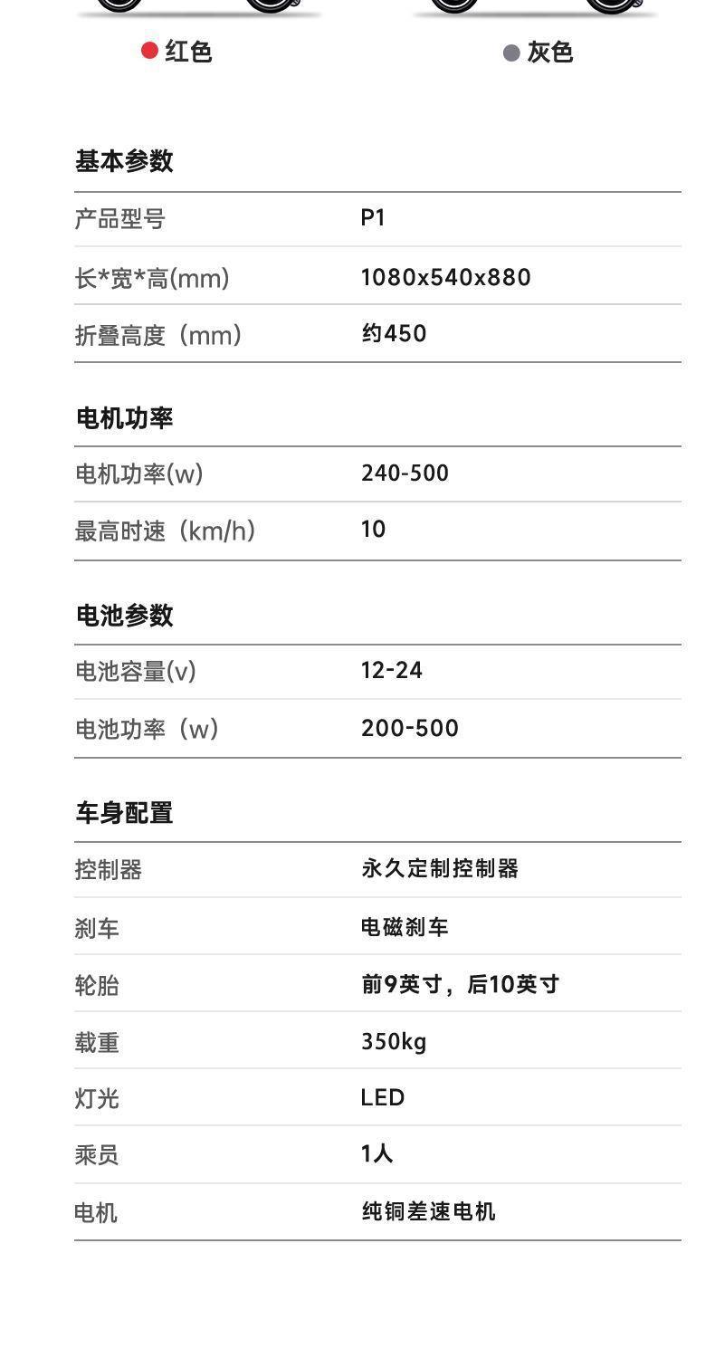 Four-Wheel Electric Scooter for the Elderly, Foldable, Lightweight, High-End, Smart, Home-Use, Disabled-Friendly, Power-Assisted Electric Vehicle