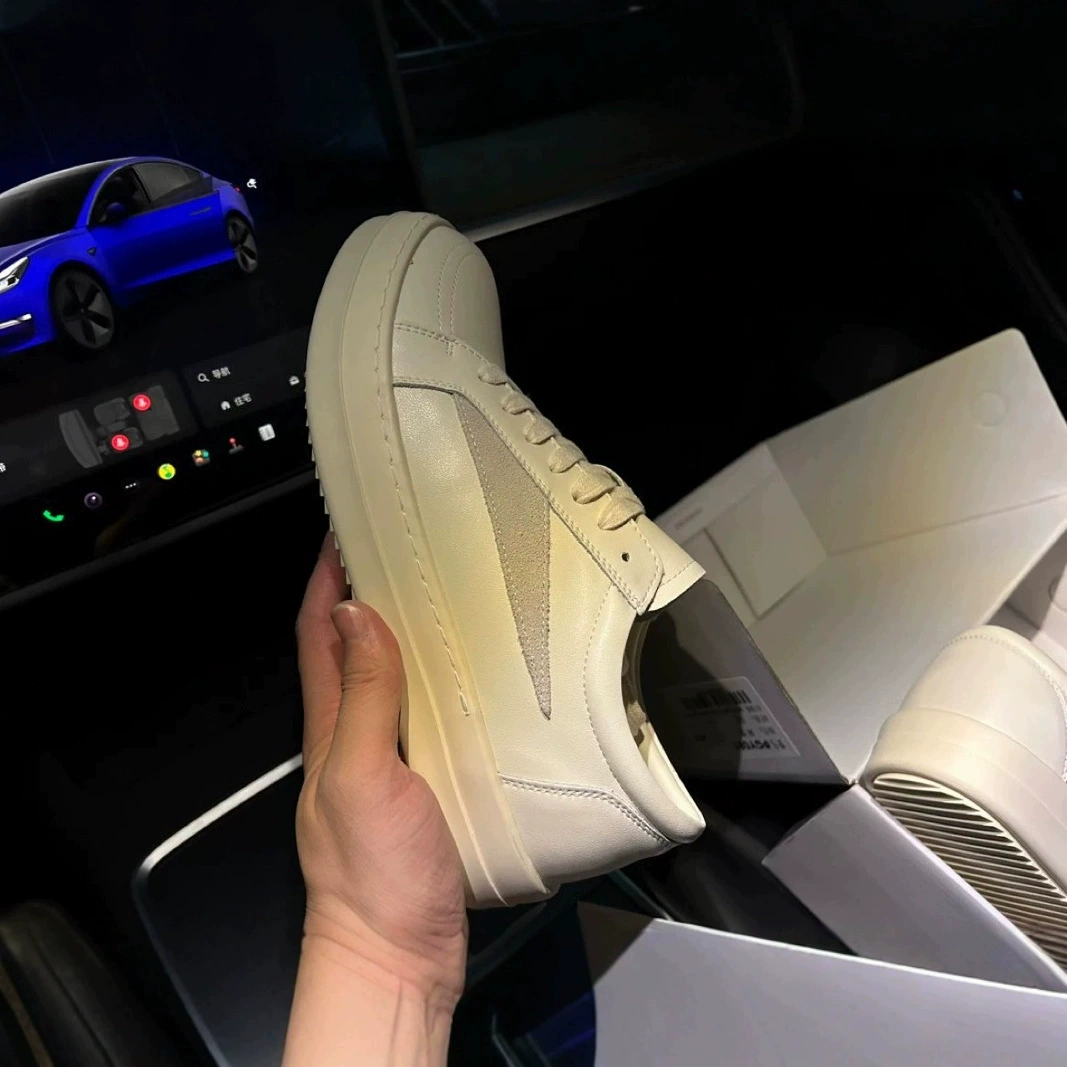 Мужские повседневные универсальные тренировочные туфли из натуральной кожи, инвертированный треугольный дизайн, модные немецкие кроссовки, молодежный стиль, новый дизайн, дышащие.