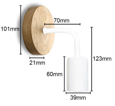 Moderna lámpara de pared de hierro minimalista dormitorio nórdico lámpara de pared creativa sala de estar lámpara de pared iluminación pasillo lámpara