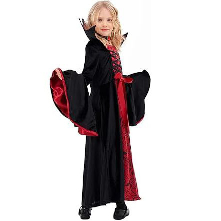 2025 新しい吸血鬼コスチュームハロウィン魔女パフォーマンス衣装クロスボーダーロールプレイング衣装|undefined