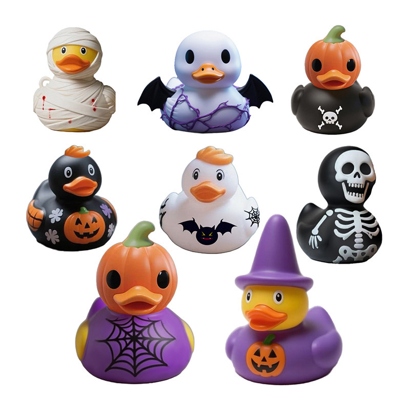 ハロウィンアヒルのおもちゃ、お風呂や水遊び、小さな黄色いアヒル、ピンチと音、遊園地のビニールアヒルメーカー卸売|undefined