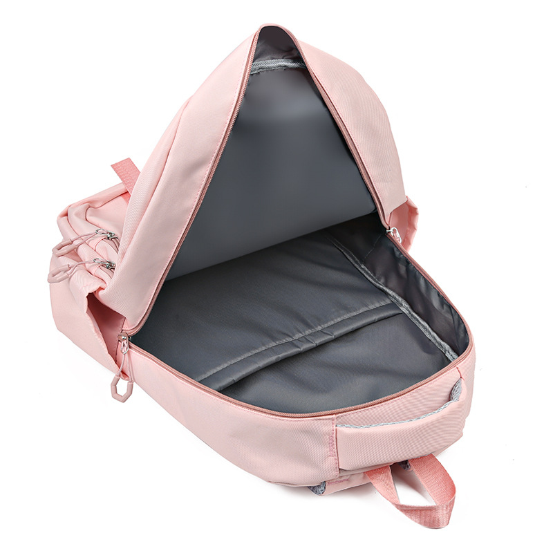 Transfronterizo nuevo estudiante de secundaria mochila hombres y mujeres de protección de la columna vertebral ligera mochila de gran capacidad versátil mochila de computadora de cercanías