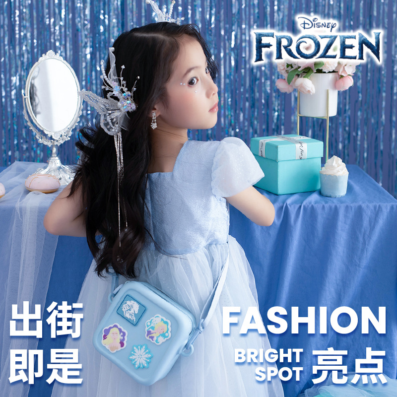Auténtico Ice and Snow Strange cámara digital bolsa de almacenamiento de tendencia mini caricatura portátil mochila de hombro para niños