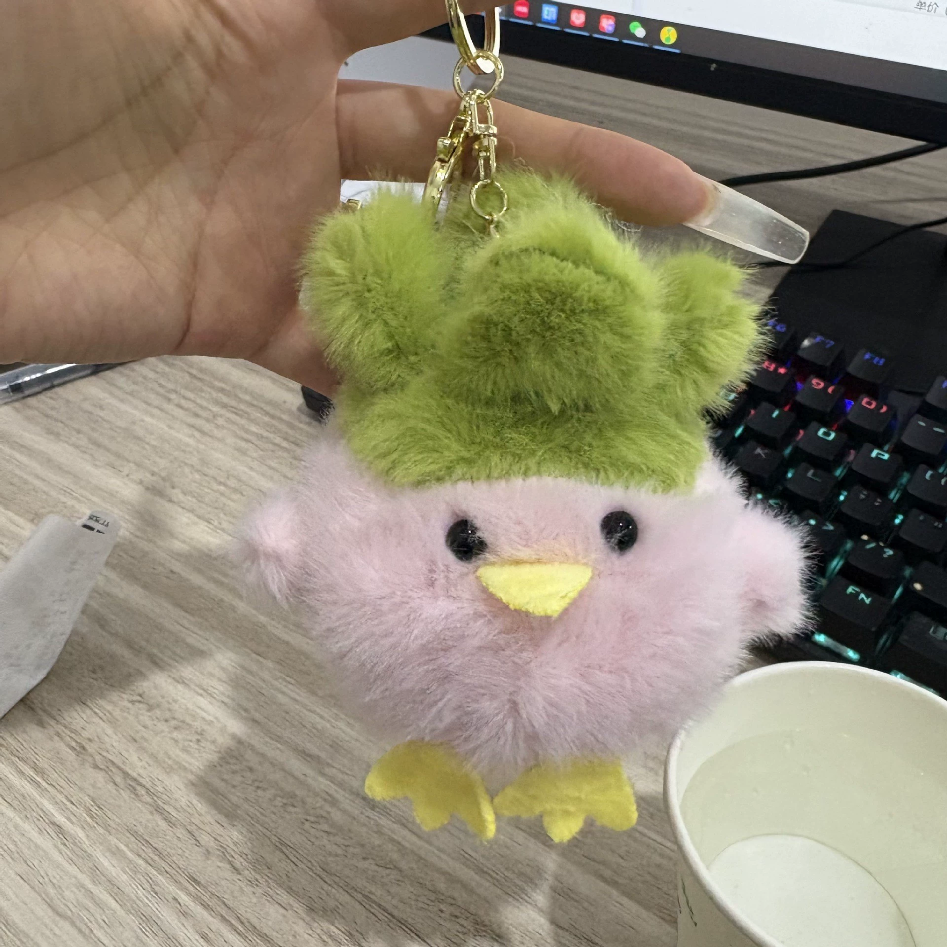 Плюшевая подвеска Hello Kitty, кукла, украшение для сумки, брелок, подарок на день рождения