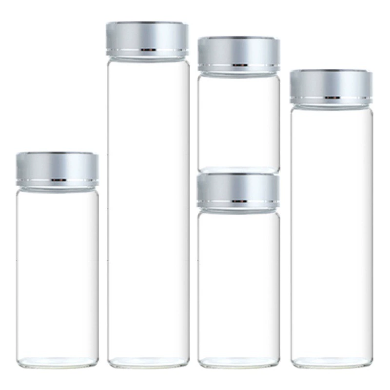 37 мл бутылка из боросиликатного стекла прозрачная бутылка для конфет линия бутылок алоэ бутылка для благовоний Кордицепс капсула бутылка чайная бутылка