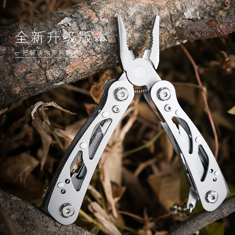 厂家销售迷你钥匙扣多功能组合 户外便携多用钳子刀具口袋工具钳