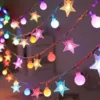 Star, Small beads (multicolor)