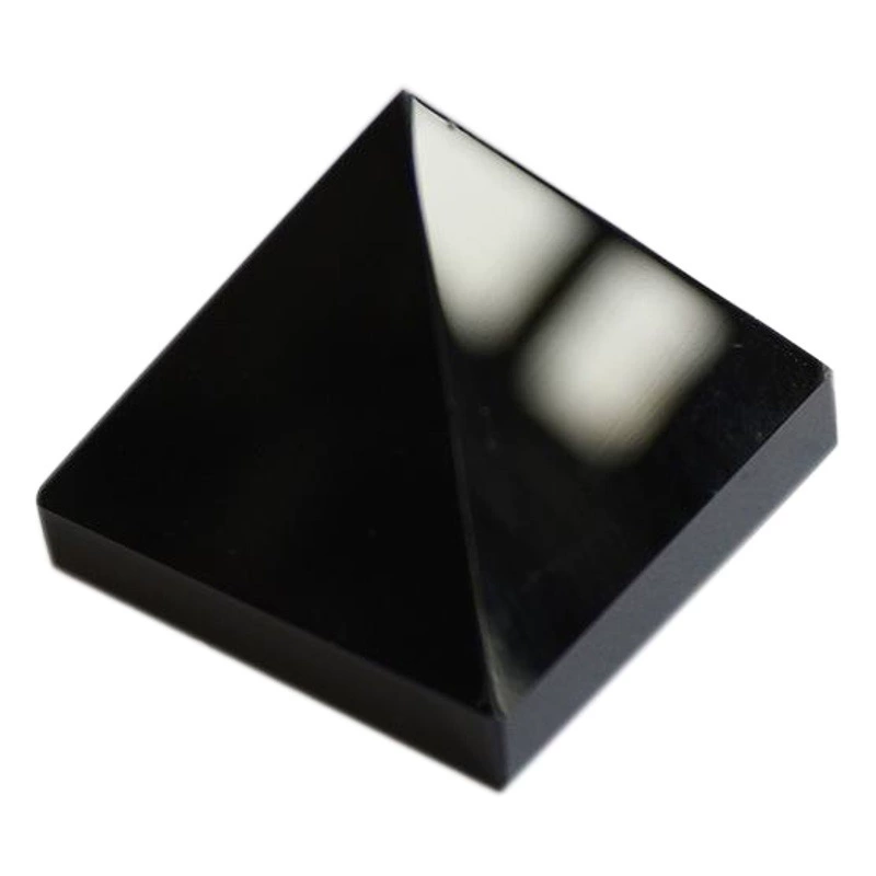 Оксидиановые пирамидальные украшения, хрустальная пагода, декор для дома и офиса, черные хрустальные поделки, оптовая продажа