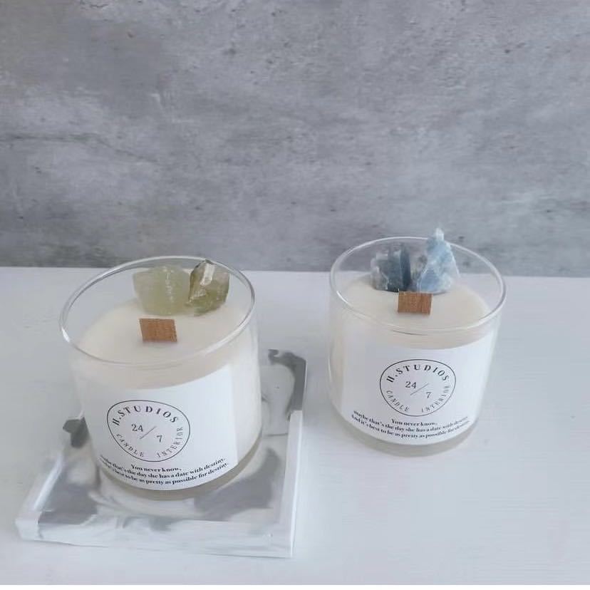 Cross-border invases de cristal de vidrio velas de soja adornos para el hogar regalos de vacaciones para amigos