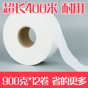 Super durable single layer large paper toilet paper hotel large roll paper toilet whole box roll napkin