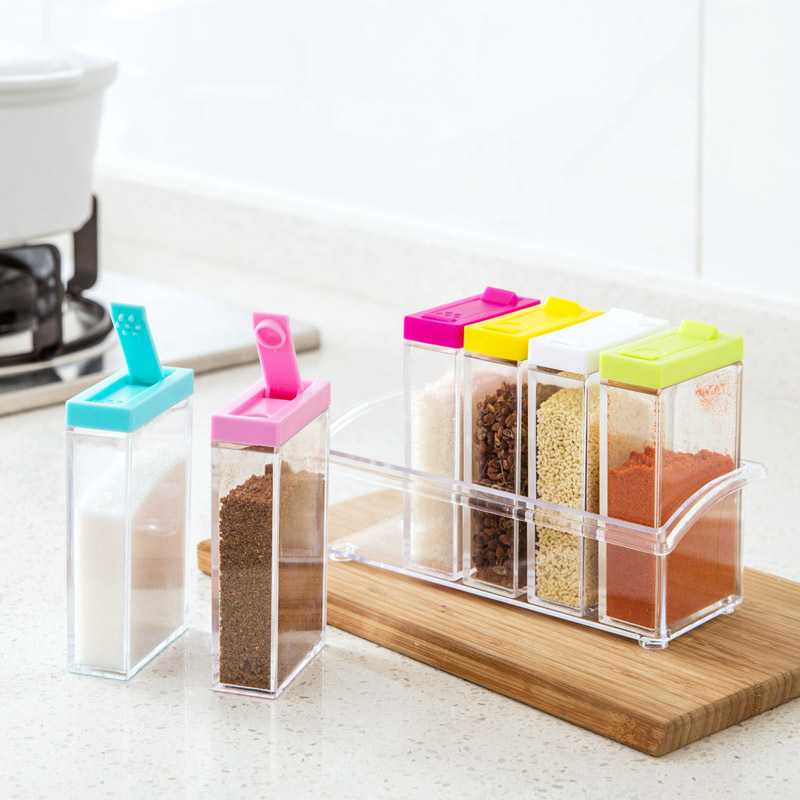 Diyクリエイティブ調味料缶台所用品セット調味料缶五穀調味料缶調味料箱調味料箱|undefined