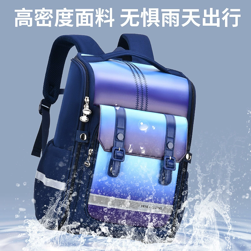 Capacious school bag, space backpack lightweight, 2023, 1-6 years, British style