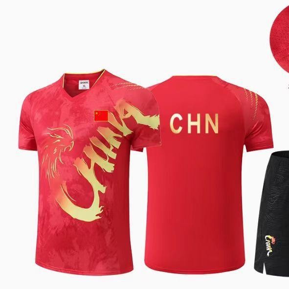 Nuevos uniformes de tenis de mesa, trajes deportivos, uniformes del equipo nacional para hombres y mujeres en los Juegos Olímpicos de París