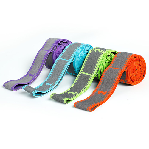 Yoga resistance band, fitness pulling band, resistance band, adult and children nine-grid dance resistance band, digital stretching band