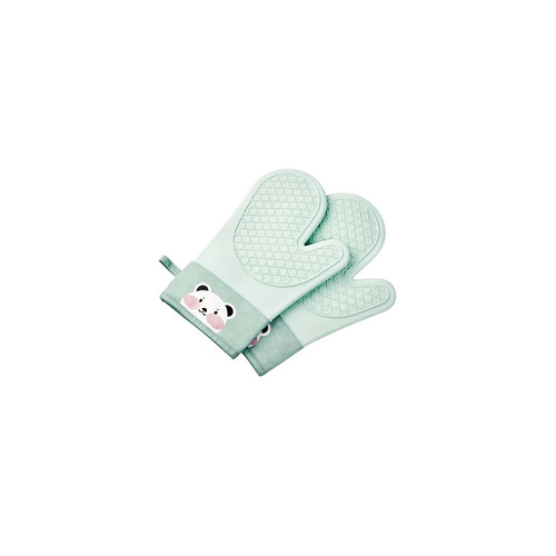 Microwave oven anti-scalding gloves, heat insulation and heat-proof household high temperature resistant kitchen baking oven special gloves fabric
