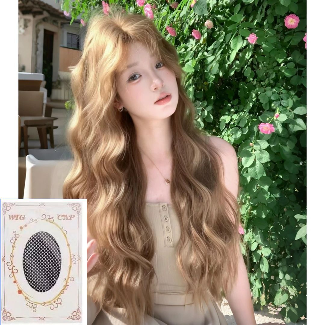 Cabello largo de lino + red de cabello