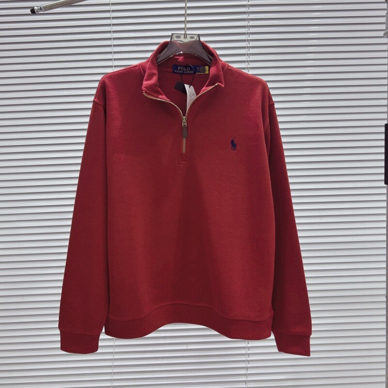 Cross-Border Rl Ralph Lauren Half-Zip Loose American-Style Sweatshirt for Men, Embroidered Polo Sweatshirt for Women, Vintage Long-Sleeve Pullover Cross-Border Rl Ralph Lauren Half-Zip Loose American-Style Sweatshirt for Men, Embroidered Polo Sweatshirt for Women, Vintage Long-Sleeve Pullover