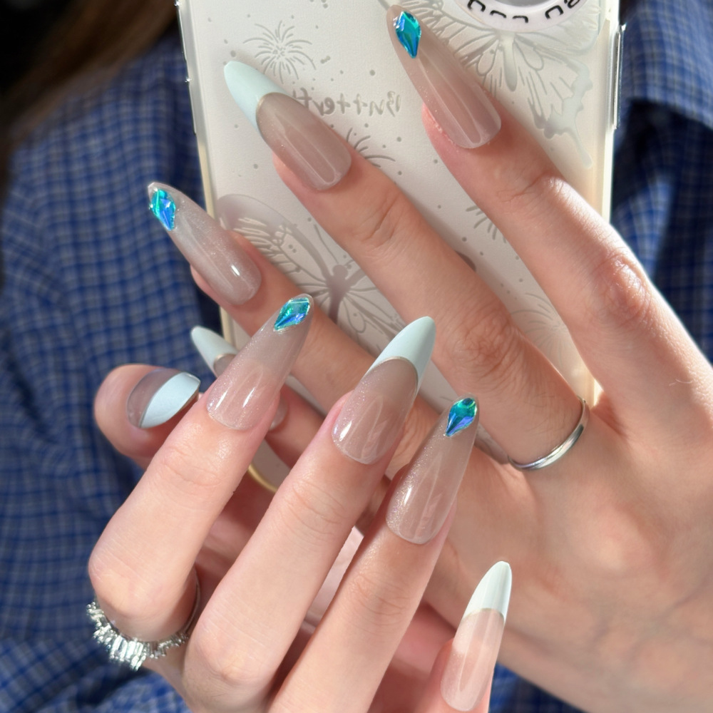 Temperamento de manicure desnudo, brillante, suave, versátil, puro deseo de sentir la atmósfera, blanquear, usar productos terminados de uñas