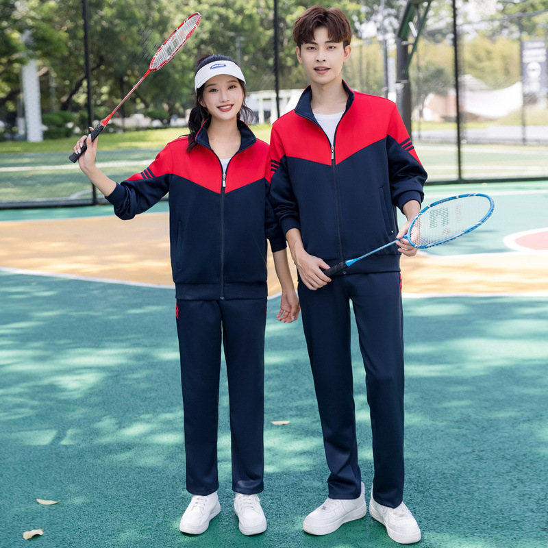 중학교 및 고등학교 교복 수업 유니폼 커플 레저 스포츠 러닝 세트 캠퍼스 스타일 졸업 교복 교사 교복 활동 유니폼