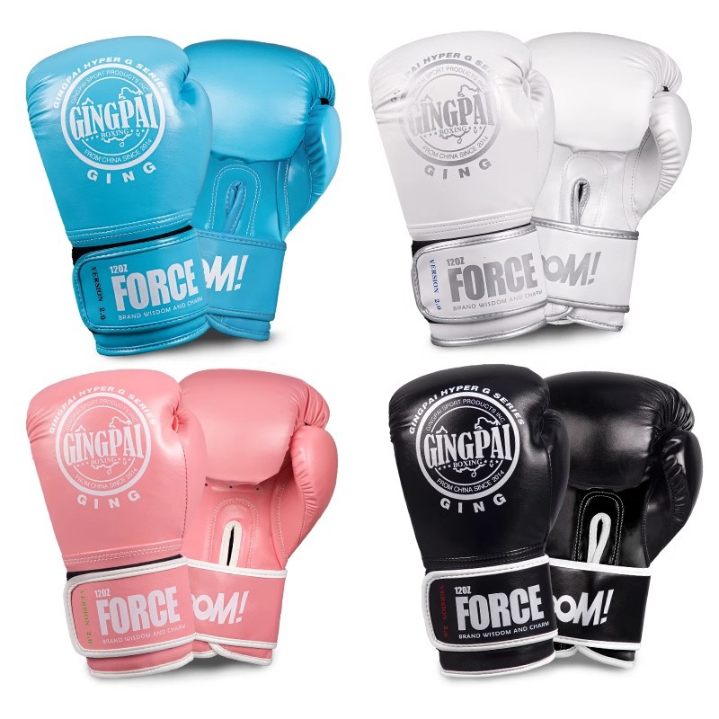 Adult Women's Boxing Gloves Sanda Training Muay Thai Fighting Girls Professional Ins Boxing Gloves Breathable Sand Bag