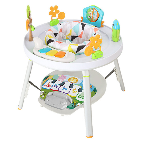 Cross-border YAYAYA jumping chair baby happy learning table baby activity table multi-functional bounce fitness frame