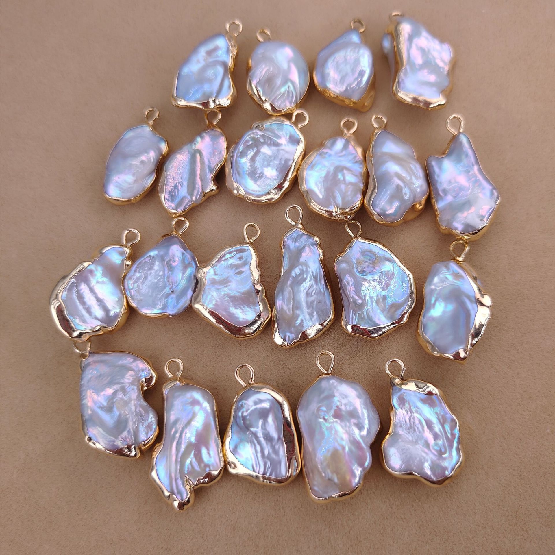 單吊珠 天然淡水巴洛克異形珍珠 diy飾品吊墜耳飾配件材料