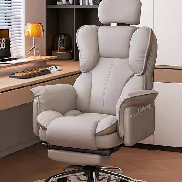 Computer Chair for Home Use, Comfortable for Long Sitting, Office Reclining Lazy Sofa Chair, Dormitory Desk Study Chair, Live Streaming Gaming Chair