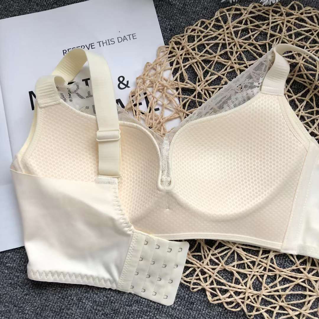 Nuevo Sujetador de encaje cintura ajustable que adelgaza la ropa interior de pecho pequeño empuja hacia arriba la ropa interior cómoda empuja hacia arriba el sujetador sin costuras