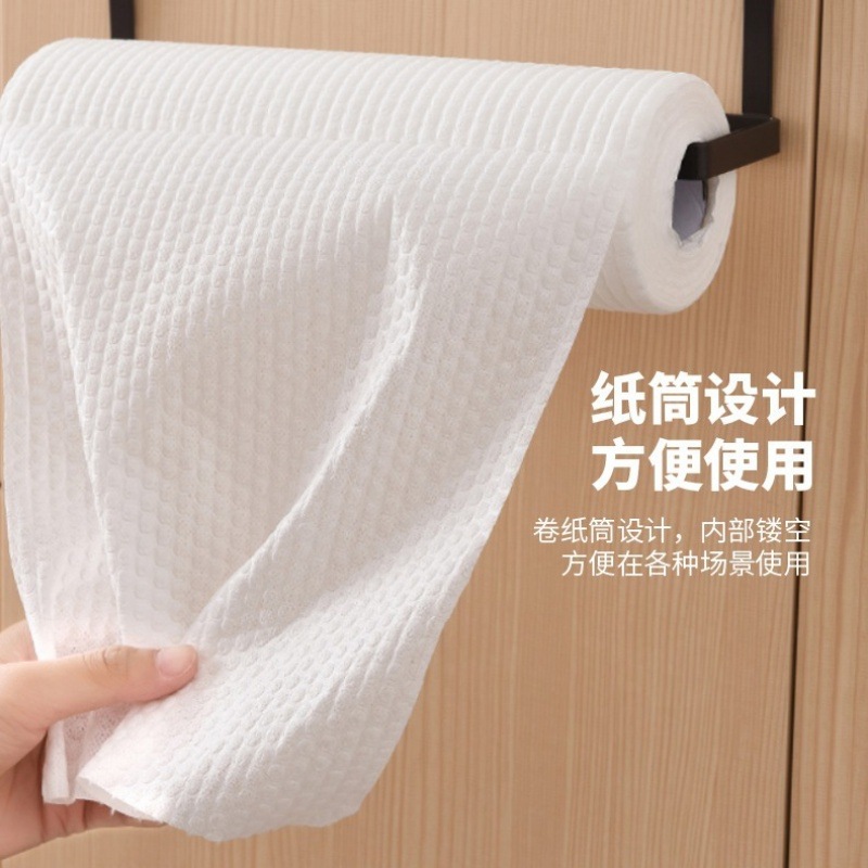 Fábrica directa trapo perezoso antiadherente aceite cocina papel lavable húmedo y seco desechable paño hogar