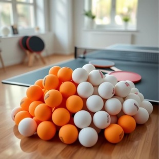 Three-Star Table Tennis 10-Pack New Material Durable Competition Training Standard Ball Student-Specific Table Tennis Multi-Ball