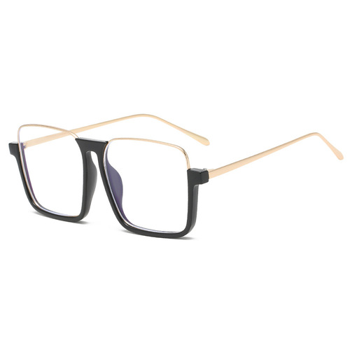 2024 new anti-blue light frame glasses, slimming without makeup, matching styling glasses, half frame, lightweight ins style