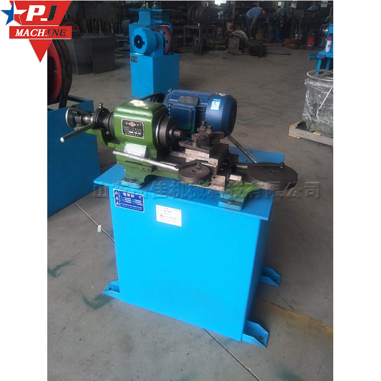 体育器材平头圆头封口机铝管铁管管端封头机不锈钢管自动旋压机