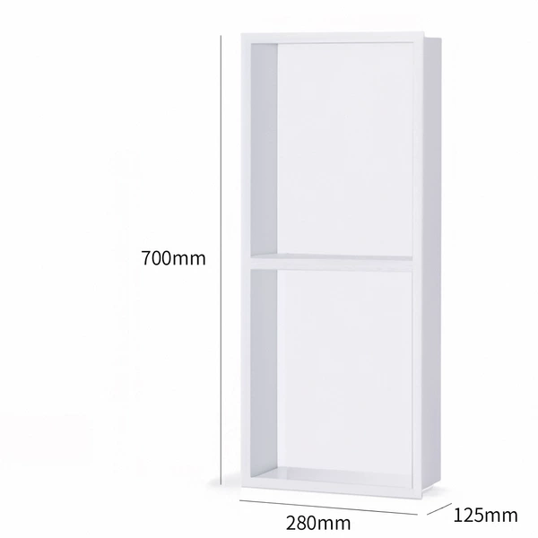 Stainless steel, white, 125mm