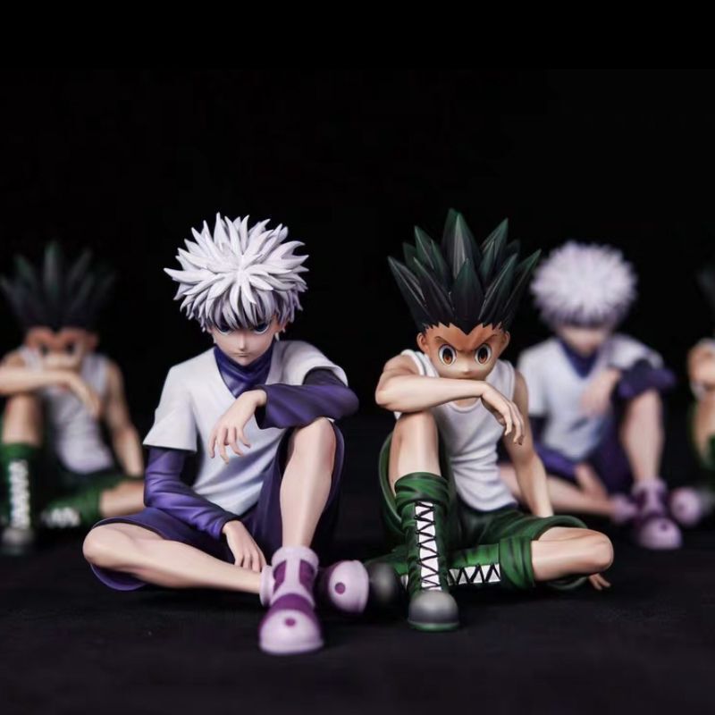 Full-Time Hunter Anime Peripheral Statue Sitting Posture Kageji Gk Figure Two-Dimensional Desktop Ornaments Trendy Toy Model