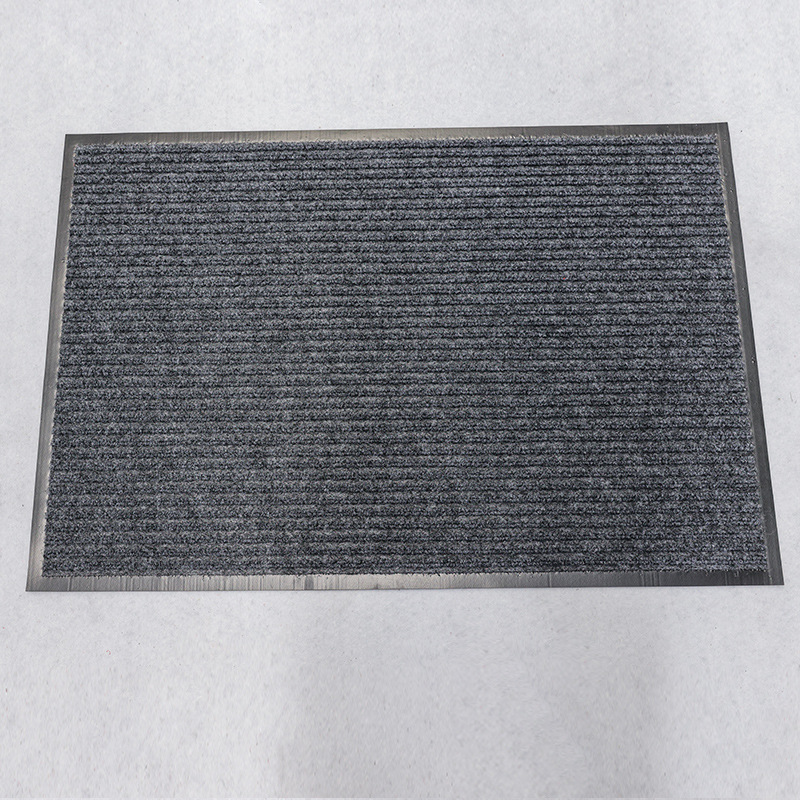 이중 줄무늬 재 바닥 매트는 미끄럼 방지 및 내마모성(PVC 시트)
