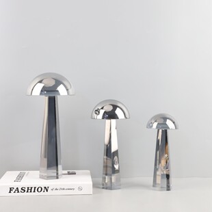 Modern Simple Abstract Ash Crystal Mushroom Art Decoration Ornaments TV Cabinet Study Entrance Home Decorations