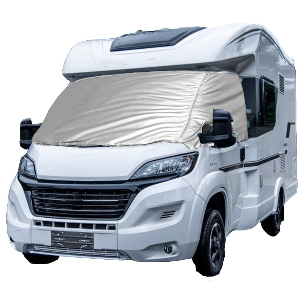 Утолщенная двусторонняя солнцезащитная шторка с серебряным покрытием для защиты от солнца и затемнения для кемпинговых фургонов, солнцезащитный козырек для FIAT DUCATO.