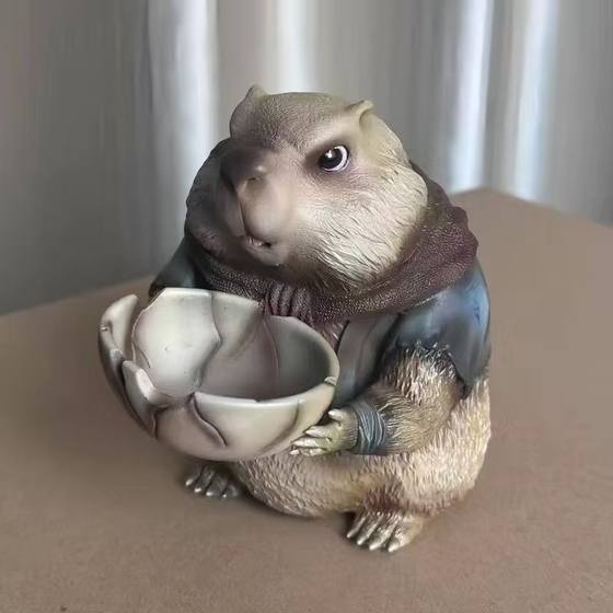 Which is the second magic child making sea marmot hand-made model creative desktop ornaments to send friends to send girlfriends three-dimensional