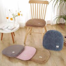 秋冬季毛绒坐垫保暖加厚椅子坐垫餐椅垫学生屁垫办公室久坐坐垫